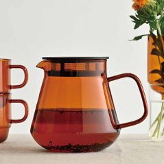 Hario - Serveur à thé et café Colors Ambre 600ml