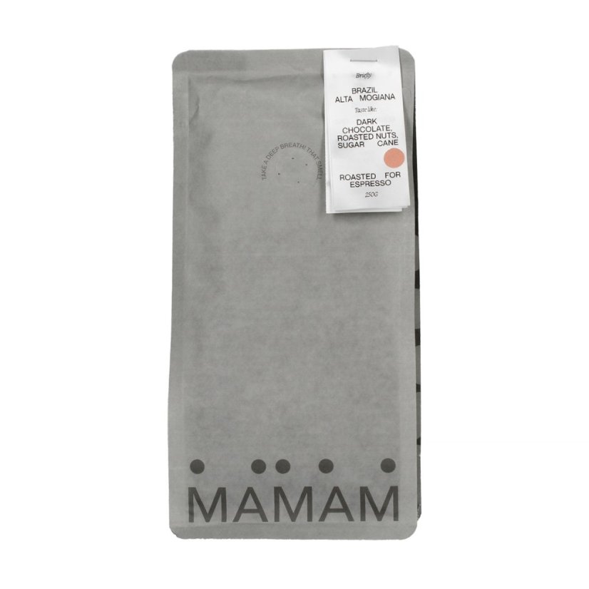 MAMAM - Brazil Alta Mogiana Natural Espresso 250g MAMAM - Brazil Alta Mogiana Natural Espresso 250g