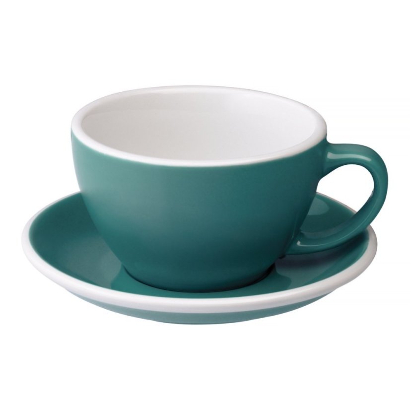 Loveramics Egg Cafe Latte – ceașcă cu farfurioară 300 ml – Teal