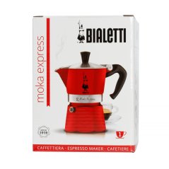 Bialetti Moka Express 1tz - moka kanvica, červená