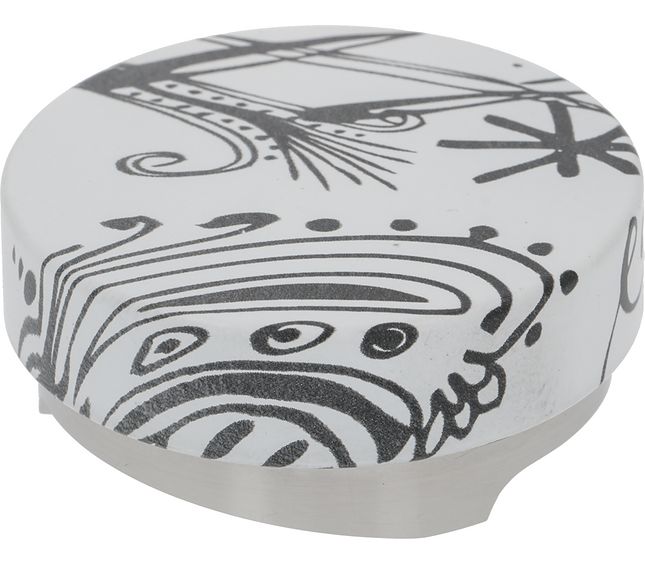 Rozrovnávač kávy ⌀ 58 mm černo-bílý Rozrovnávač kávy ⌀ 58 mm černo-bílý