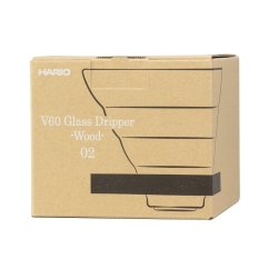 Hario V60 Glas-Dripper 02 - Olivenholz