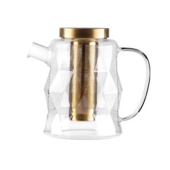 Vialli Design - Kanvica na čaj Geo Gold 1300 ml