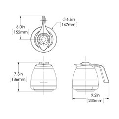 Bunn Nahtlose Thermoskanne 1,9 L