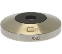 Konvexná základňa tampera M8, nehrdzavejúca oceľ ⌀ 53 mm