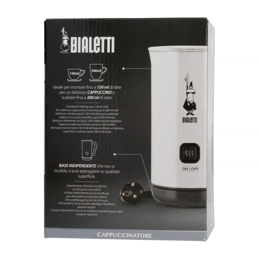 Bialetti Milchaufschäumer MKF02 Bianco