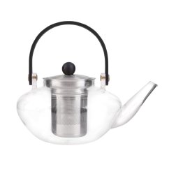 Vialli Design - Kanvica na čaj EVA 800 ml strieborná