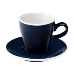 Loveramics Tulip - Cup and sauecr - Cappuccino 180 ml - Denim