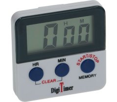 Digitální časovač 99' a 59" bílý
