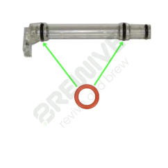 Hot water nozzle gasket for DeLonghi coffee machines