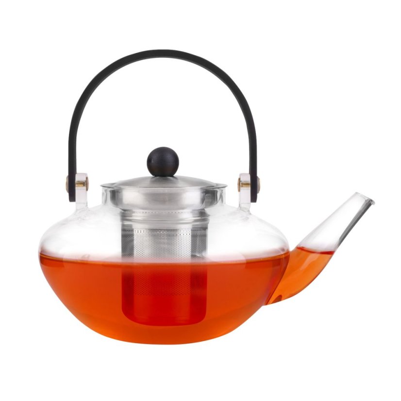 Vialli Design - Kanvica na čaj EVA 800 ml strieborná