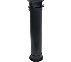 Tube for knockbox plastic black