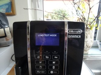 ECAM 350.55 Testovací režim