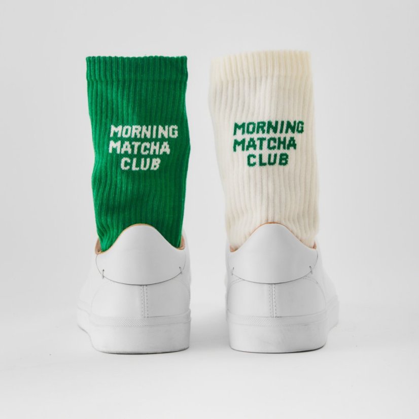 Many Mornings - Matcha Club Socken 43-46