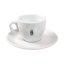 La Marzocco - Lion Sada 6 šálok a tanierikov na espresso 65 ml - Biela