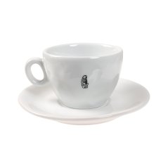 La Marzocco - Lion Sada 6 šálok a tanierikov na cappuccino 210 ml - Biela