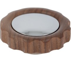 Knoflík pro kohoutek vody/páry z ořechu