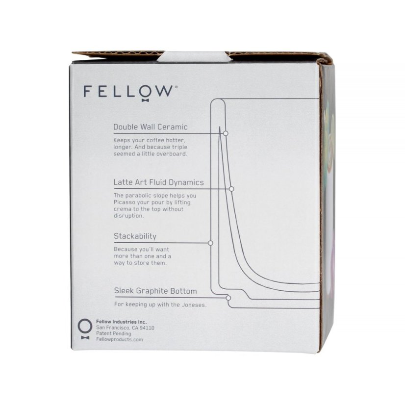 Fellow Monty Cortado - šálek 130 ml (4,5oz) - Black