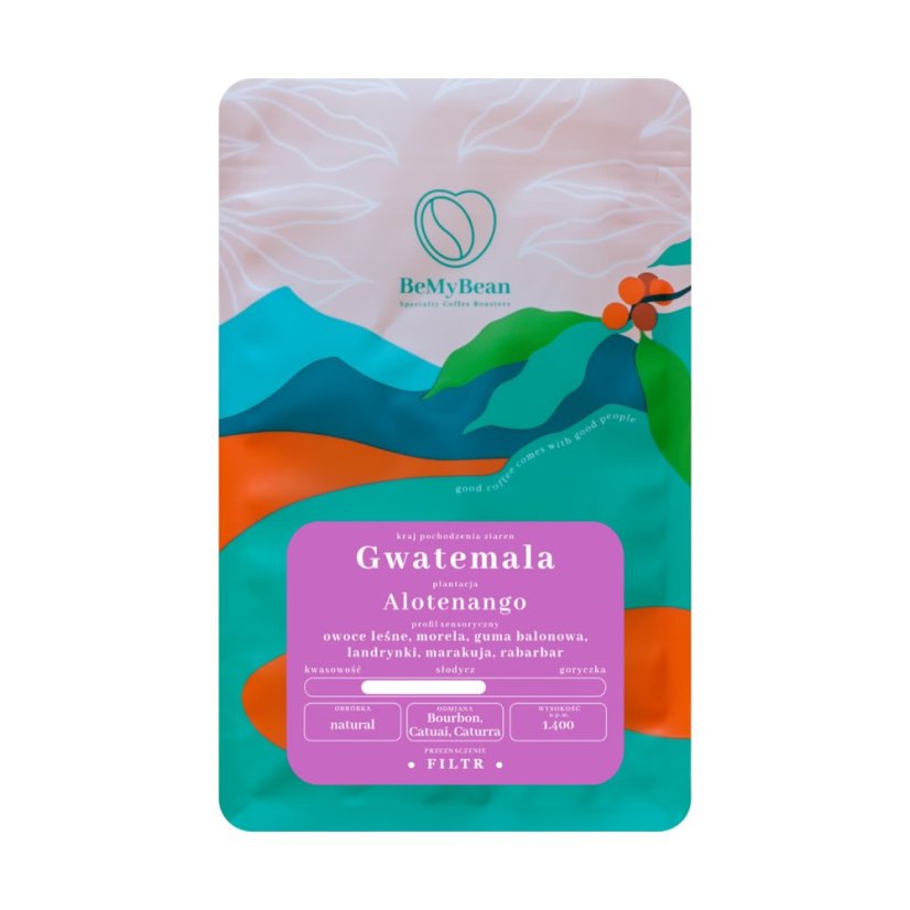 BeMyBean Guatemala Alotenango – филтърно кафе 250 г BeMyBean Guatemala Alotenango – филтърно кафе 250 г