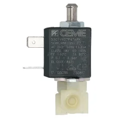 Electroválvula de tres vías superior para cafeteras DeLonghi ECAM