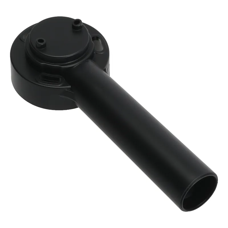 Portafiltro con mango negro para cafeteras Saeco Poemia