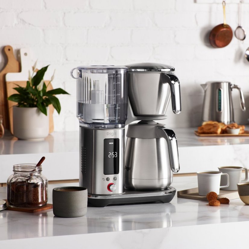 Sage - the Luxe Brewer Thermal - Filterkaffeemaschine SDC465BSS - Silber