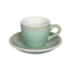 Loveramics Egg — šálka s podšálkou na espresso 80 ml, bazalková