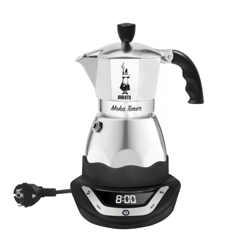 Bialetti Moka Timer 3tz - Elektrische Espressokanne