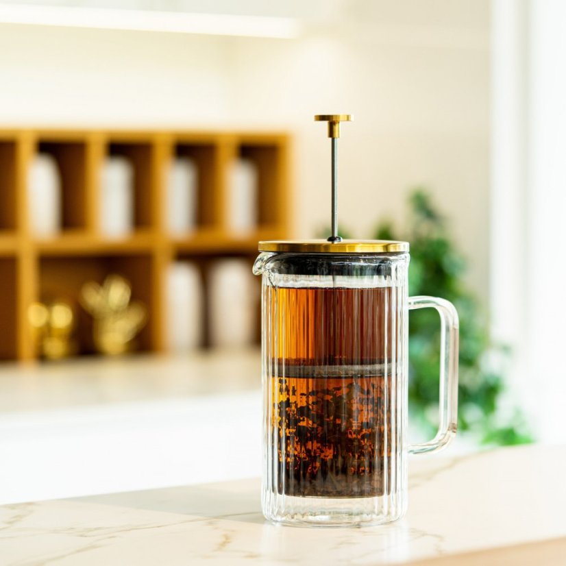 Vialli Design Tulip – French press 1 l – Mattgold