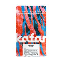 Kafar - Etiópia Yirgacheffe – zrnková káva na espresso, naturálne spracovanie, 250 g