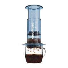 AeroPress - Cafetera Azul Transparente