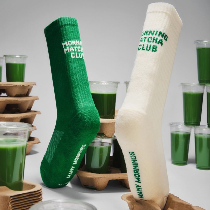 Many Mornings - Matcha Club Socken 43-46