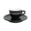 La Marzocco Linea — sada 6 šálků a podšálků espresso, 65 ml, černé