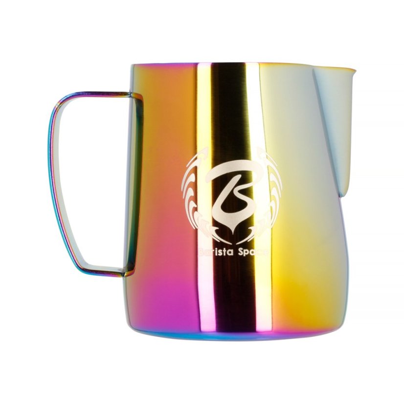 Barista Space — kanvička na mlieko 350 ml, Rainbow