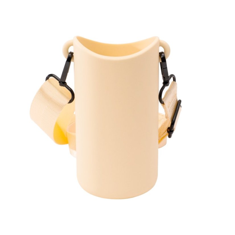 Asobu Bestie Sling — Flaschenhülle mit Trageriemen, gelb