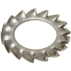 Cogged washer external m8