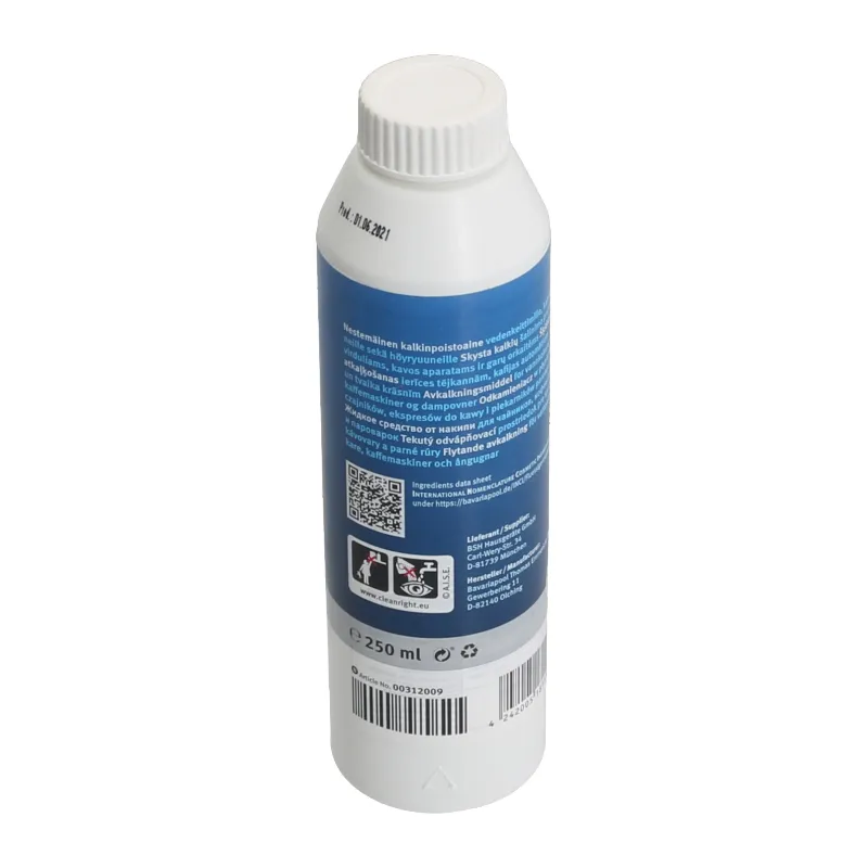 Odvápňovač tekutý pre kávovary Siemens, Bosch 250ml BSH Odvápňovač tekutý pre kávovary Siemens, Bosch 250ml BSH