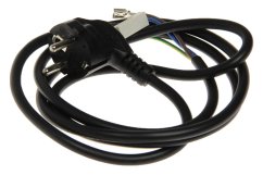Power cable 3x1 H05VVF10A L=1700 black (Schuko) for DeLonghi Magnifica coffee machines
