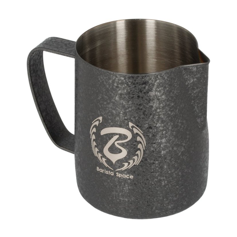 Barista Space – konvička na mléko 350 ml – Ice Grain Black