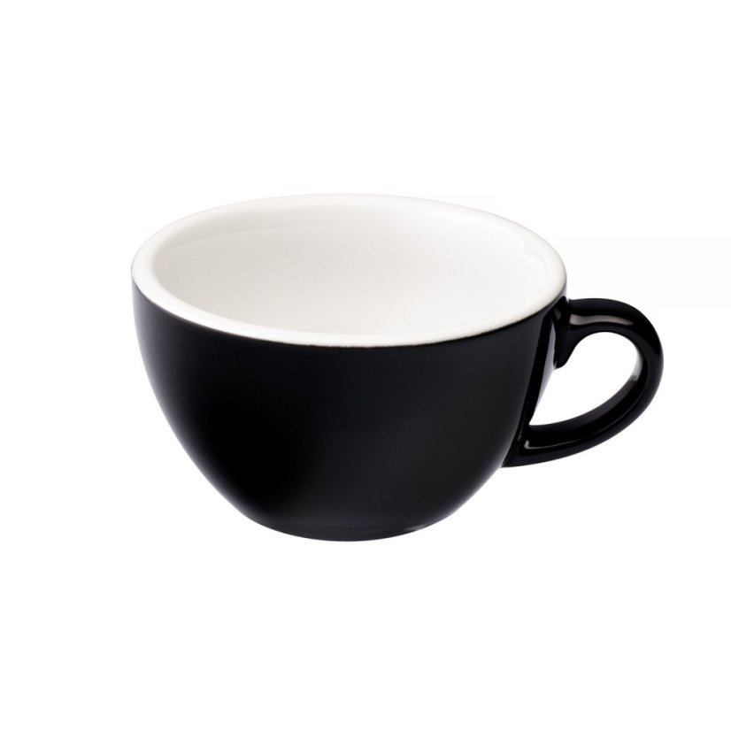 Loveramics Egg Cappuccino – šálek s podšálkem 200 ml – černý
