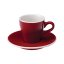 Loveramics Tulip Espresso – šálka s podšálkou 80 ml – červená