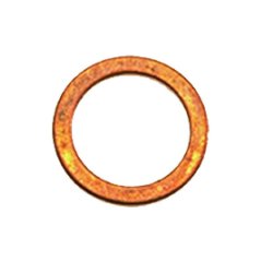 Ploché tesnenie z medi 14x10x1 mm
