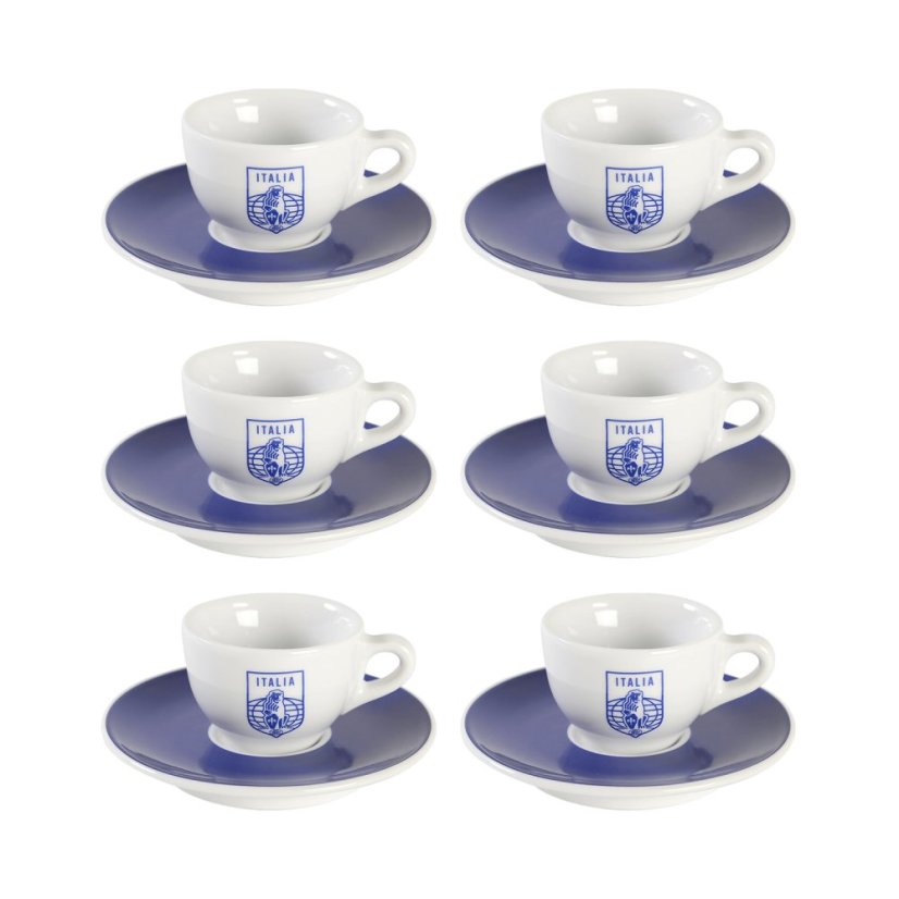 La Marzocco - Sada 6 espresso šálků s podšálky Italia 65 ml