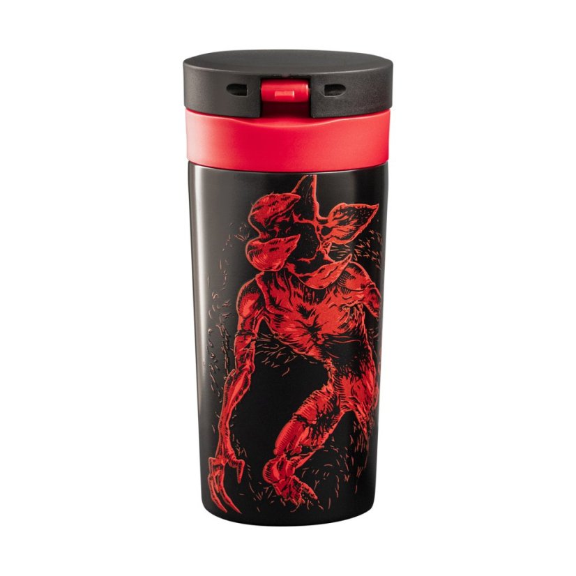 Bialetti - Reisebecher Stranger Things 380ml - leuchtet im Dunkeln