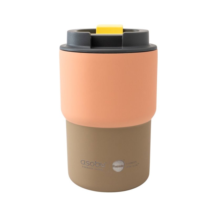 Asobu - Mini Pick Me Up Pastel Orange - 360 ml Travel Mug