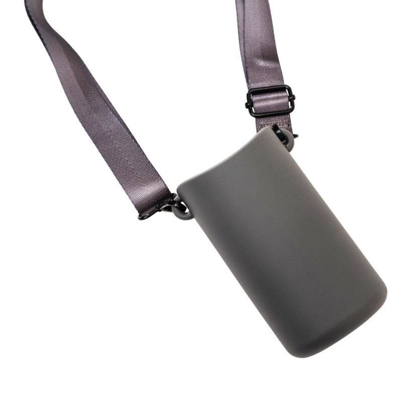 Asobu Bestie Sling — Flaschenhülle mit Trageriemen, grau