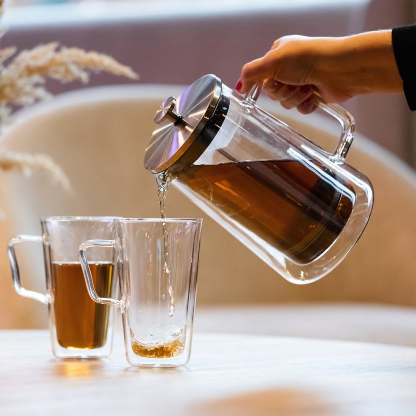 Vialli Design - Diva French Press Silber Matt 1 l