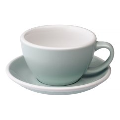 Loveramics Egg Cafe Latte – šálka s podšálkou 300 ml – River Blue