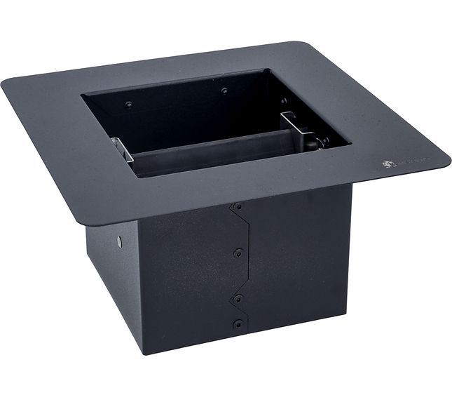 Eingebauter Auslaufbehälter aus Edelstahl (Knockbox) Eingebauter Auslaufbehälter aus Edelstahl (Knockbox)