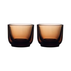 Fellow - set of two glass Pirch Espresso 100 ml - Amber